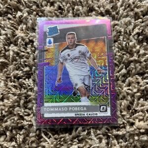 Tommaso Pobega 2020/21 Chronicles‎ Optic Rated Rookie Prizm Purple Mojo Prizm #4